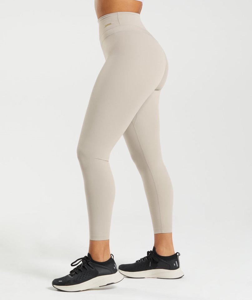 Women's Gymshark Whitney High Rise Leggings Light Grey | NZ 4WGVFU